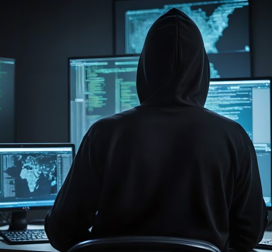 Hacker, Cybersecurity, Dark Room, Hooded Man, Computer Screens, Cybercrime, Programming, Technology, Anonymous, Digital Security, Clandestine, Code, IT, Cyber Threat, Internet, Hacking, Cyber Attack,