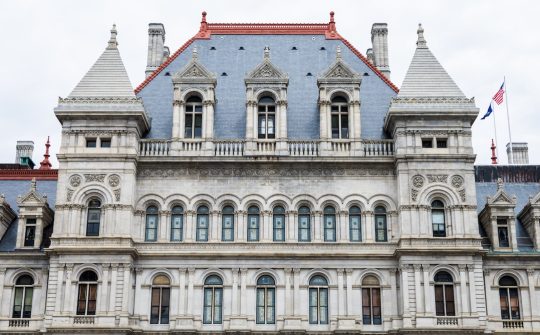 New York Capitol Building in Upstate Albany, New York